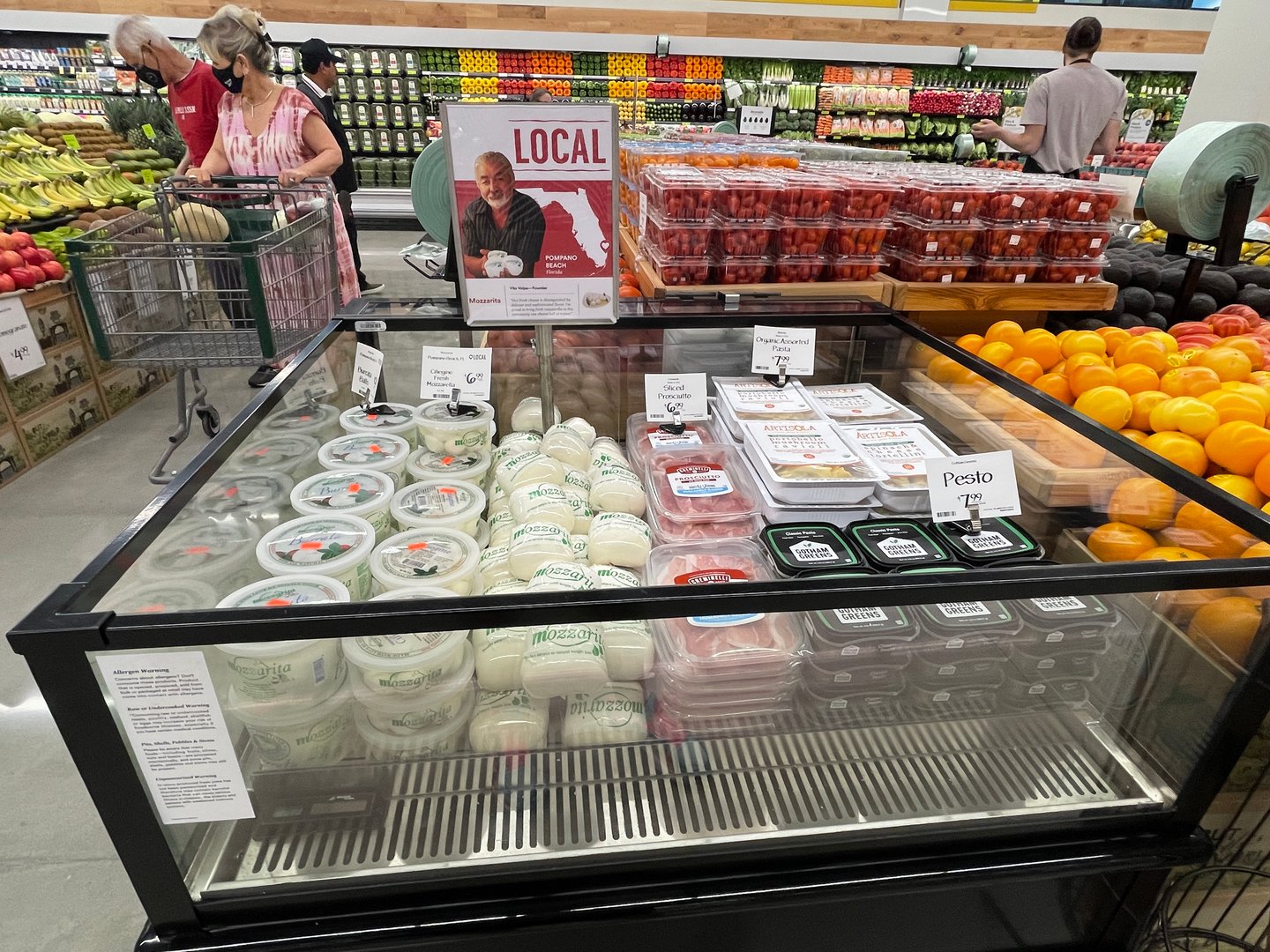 a store filled with lots of different types of food