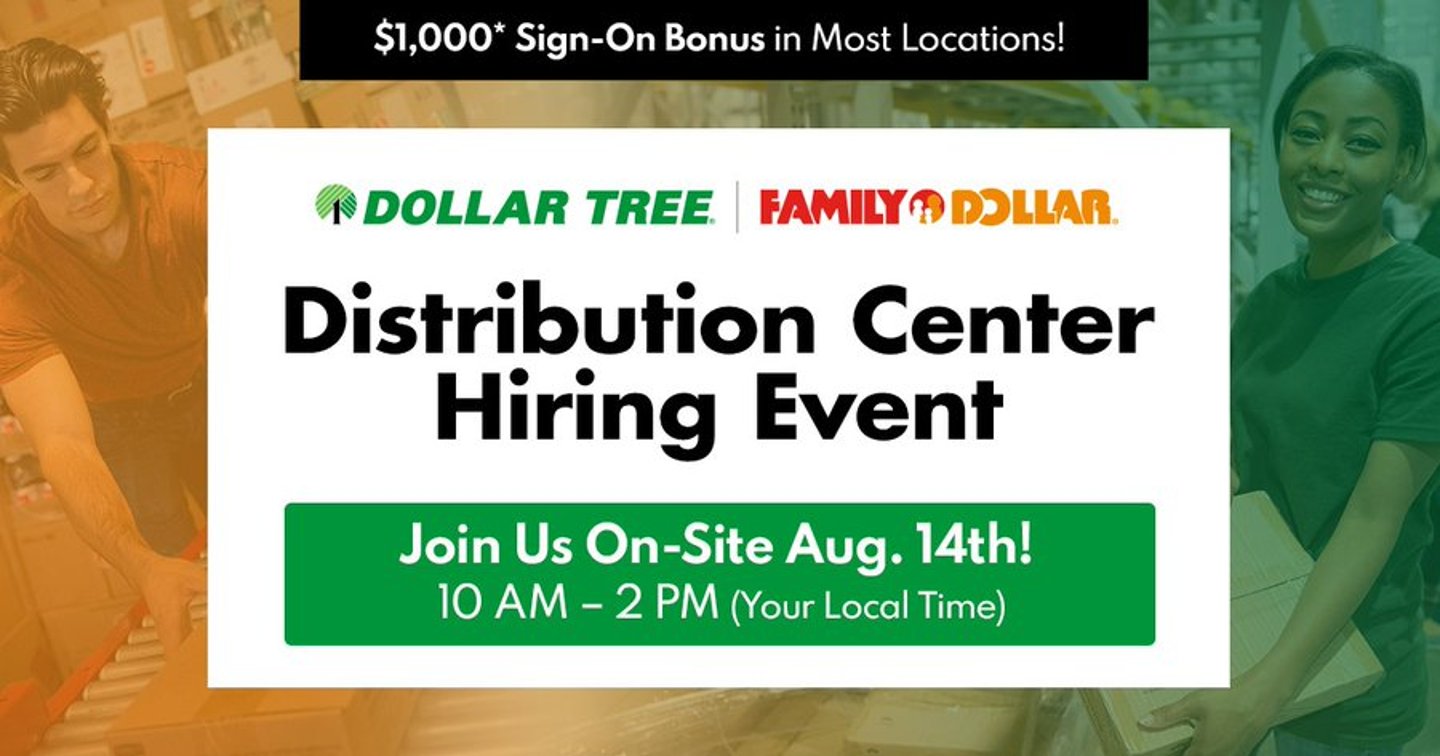 Dollar Tree Entices New Employees With Sign-On Bonus