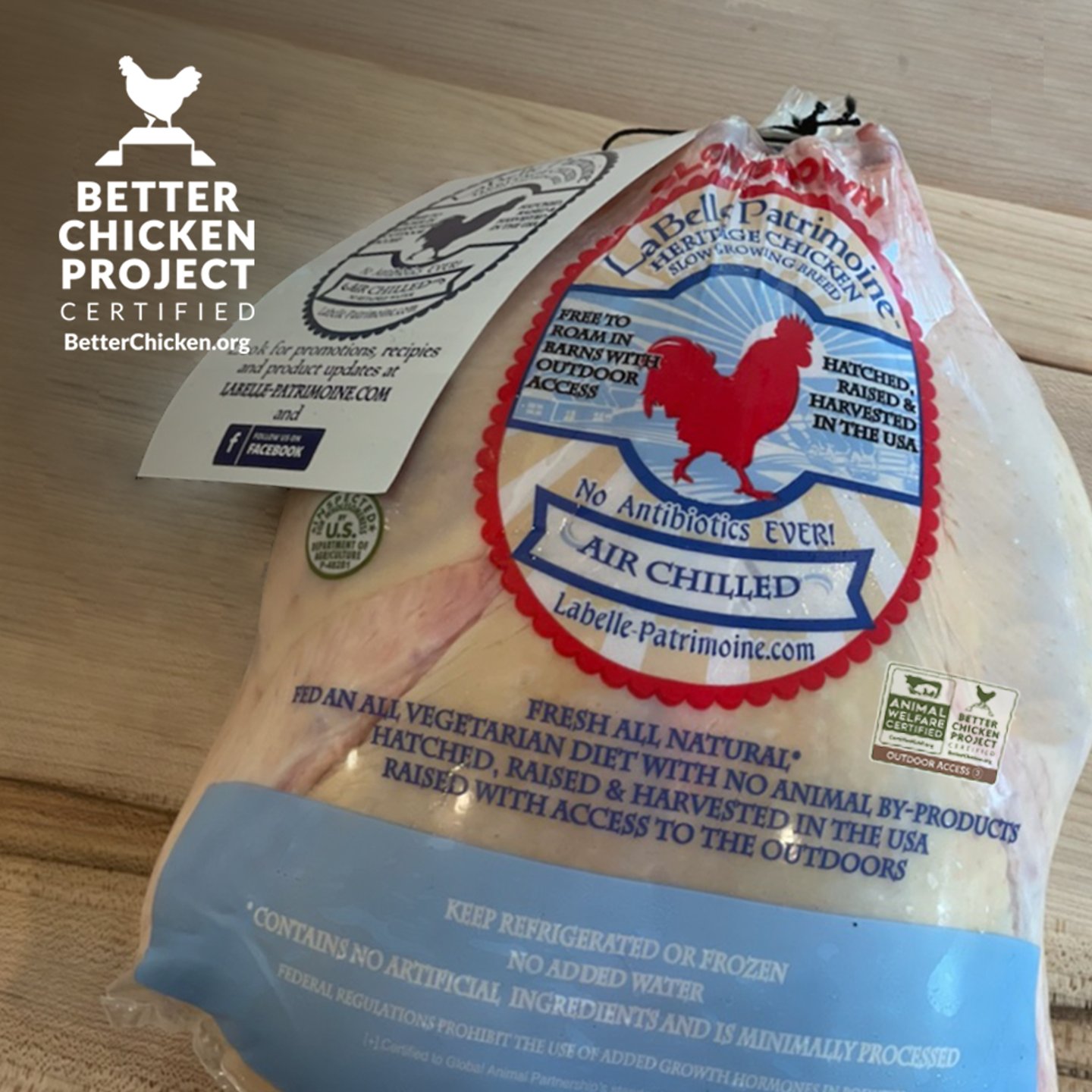 Better Chicken Project LaBelle Patrimoine Chicken Whole Foods Market