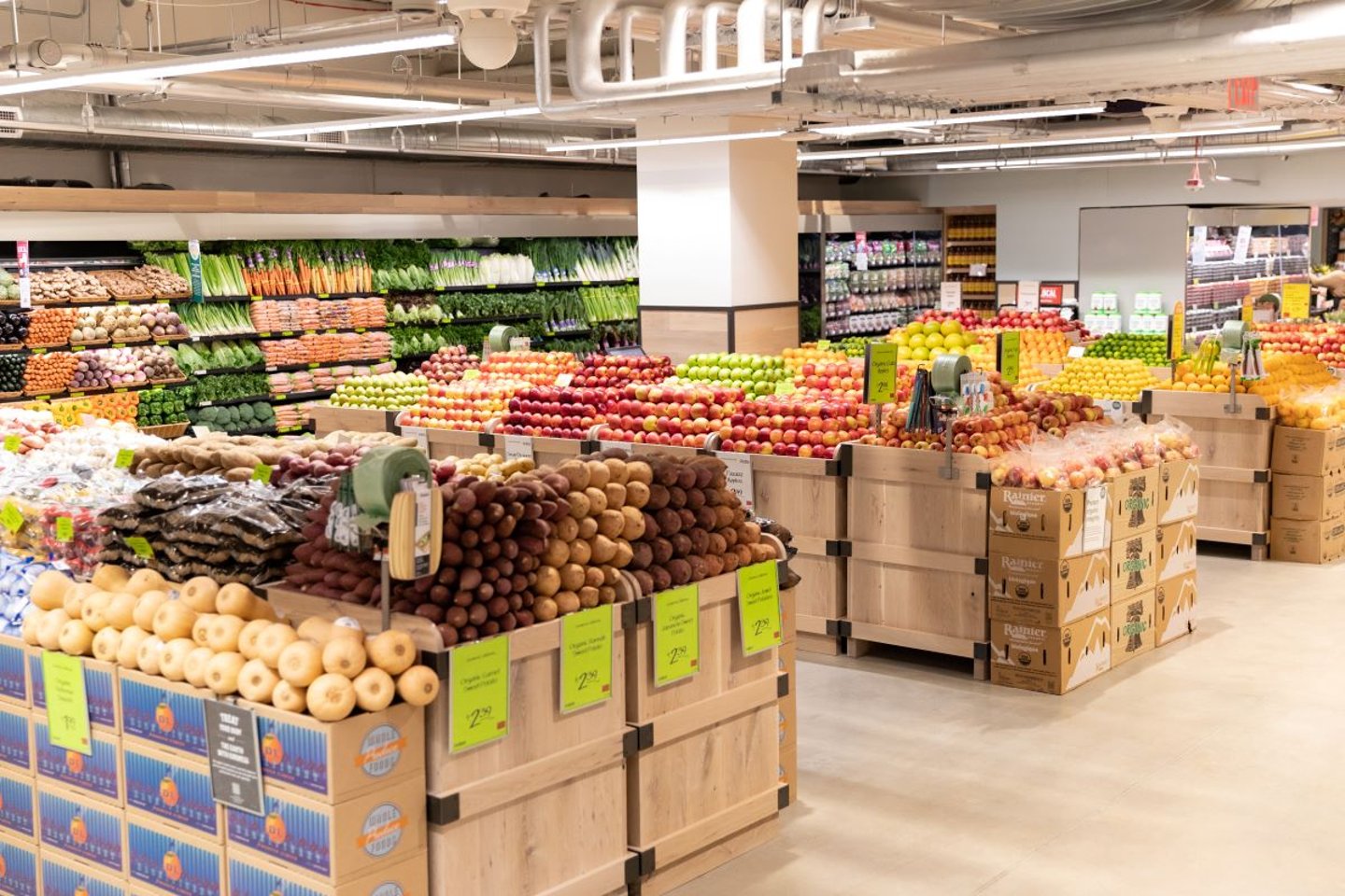 Whole Foods Market Produce Department Financial District NYC