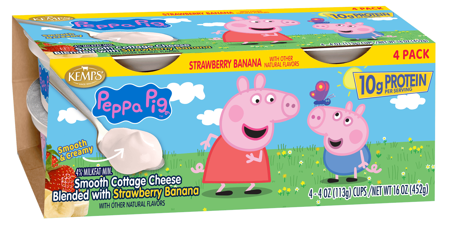 Kemps Smooth Cottage Cheese Peppa Pig Main Image