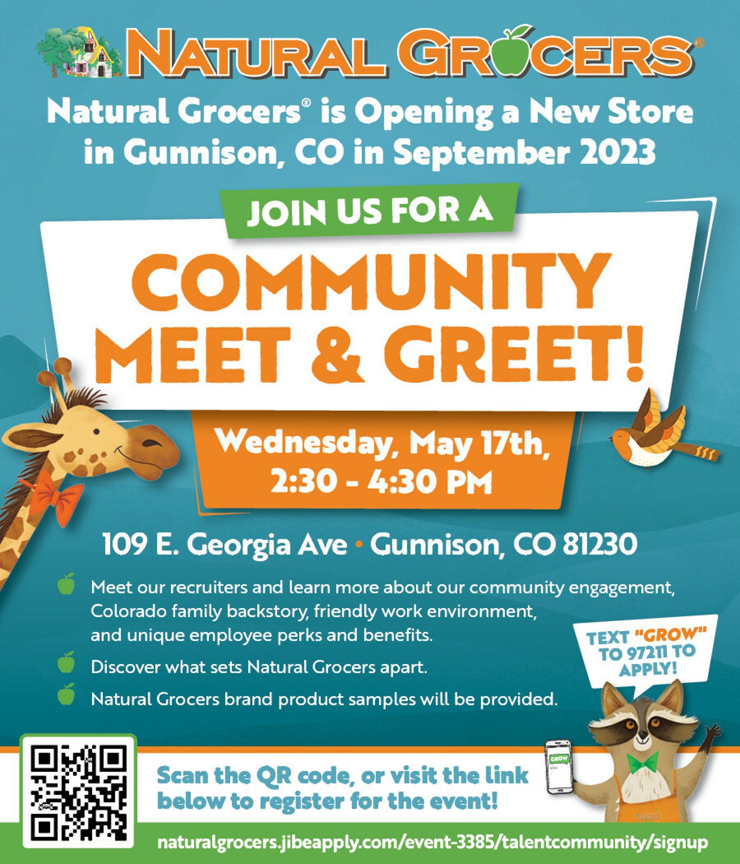 Natural Grocers Meet & Great