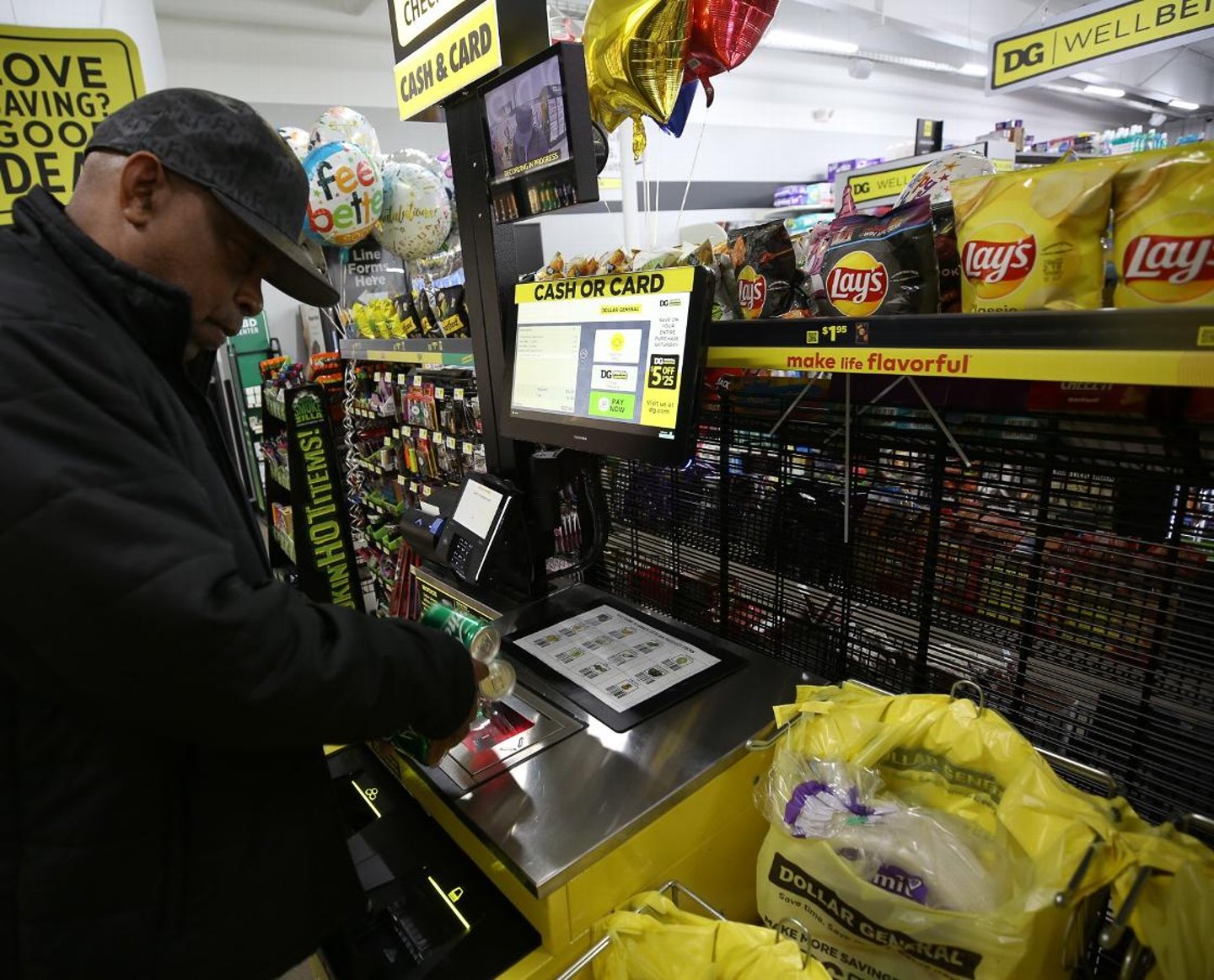 Dollar General self checkout