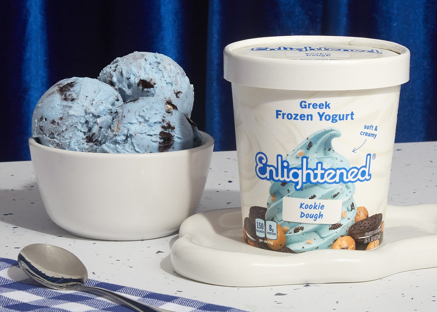 Enlightened Greek Frozen Yogurt Pint Kookie Dough Main Image