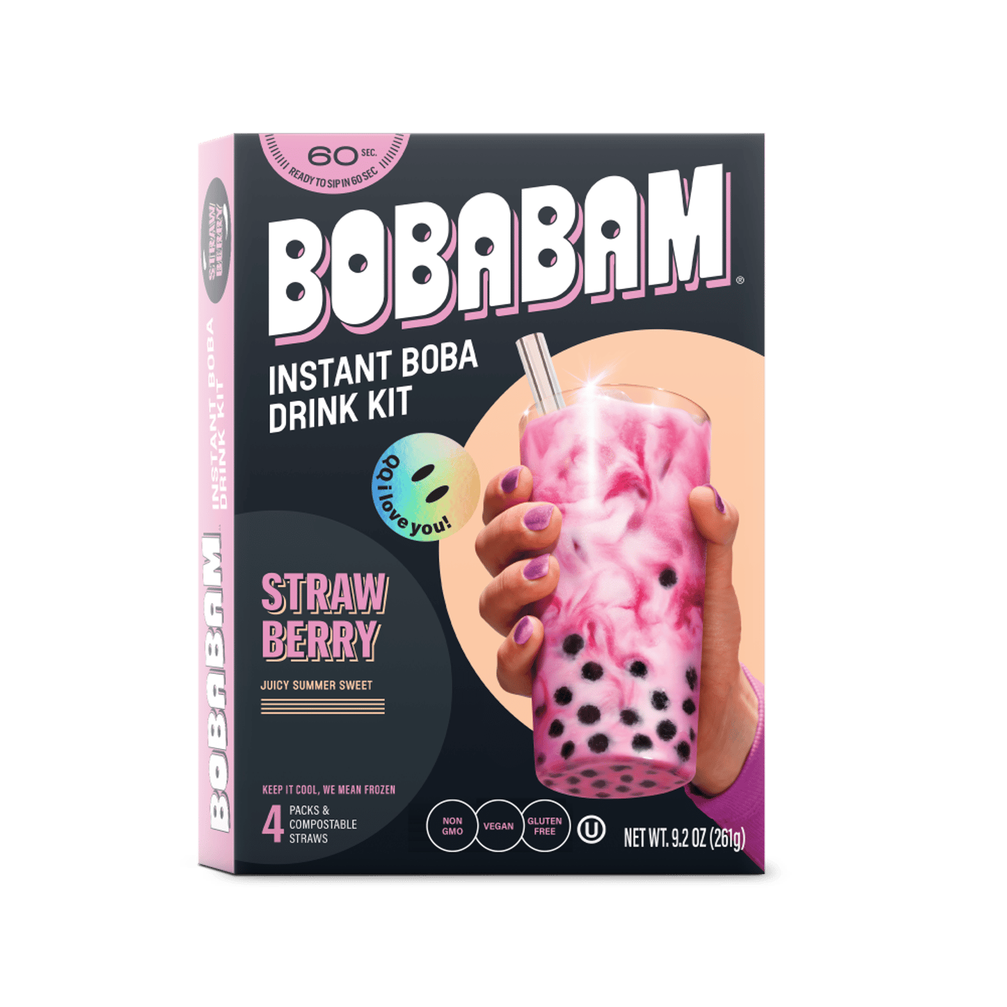 BobaBam Strawberry at Home Boba Kit 