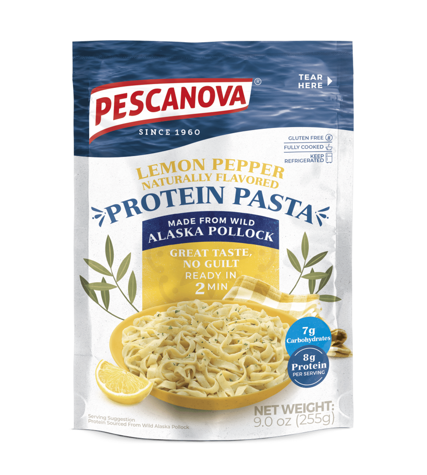 Pescanova Protein Pasta made from Wild Alaska Pollock