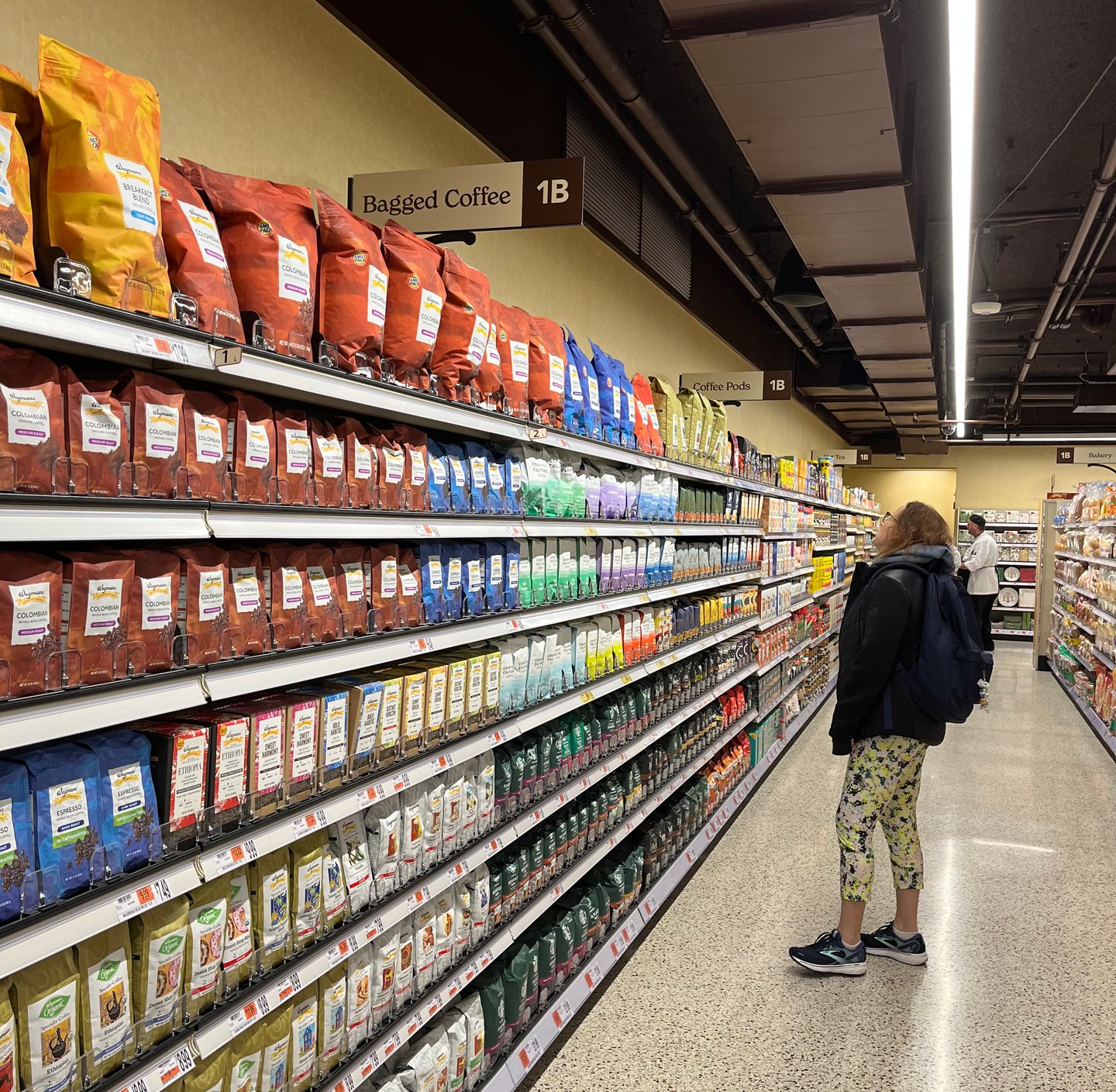 Bagged Coffee Aisle Wegmans