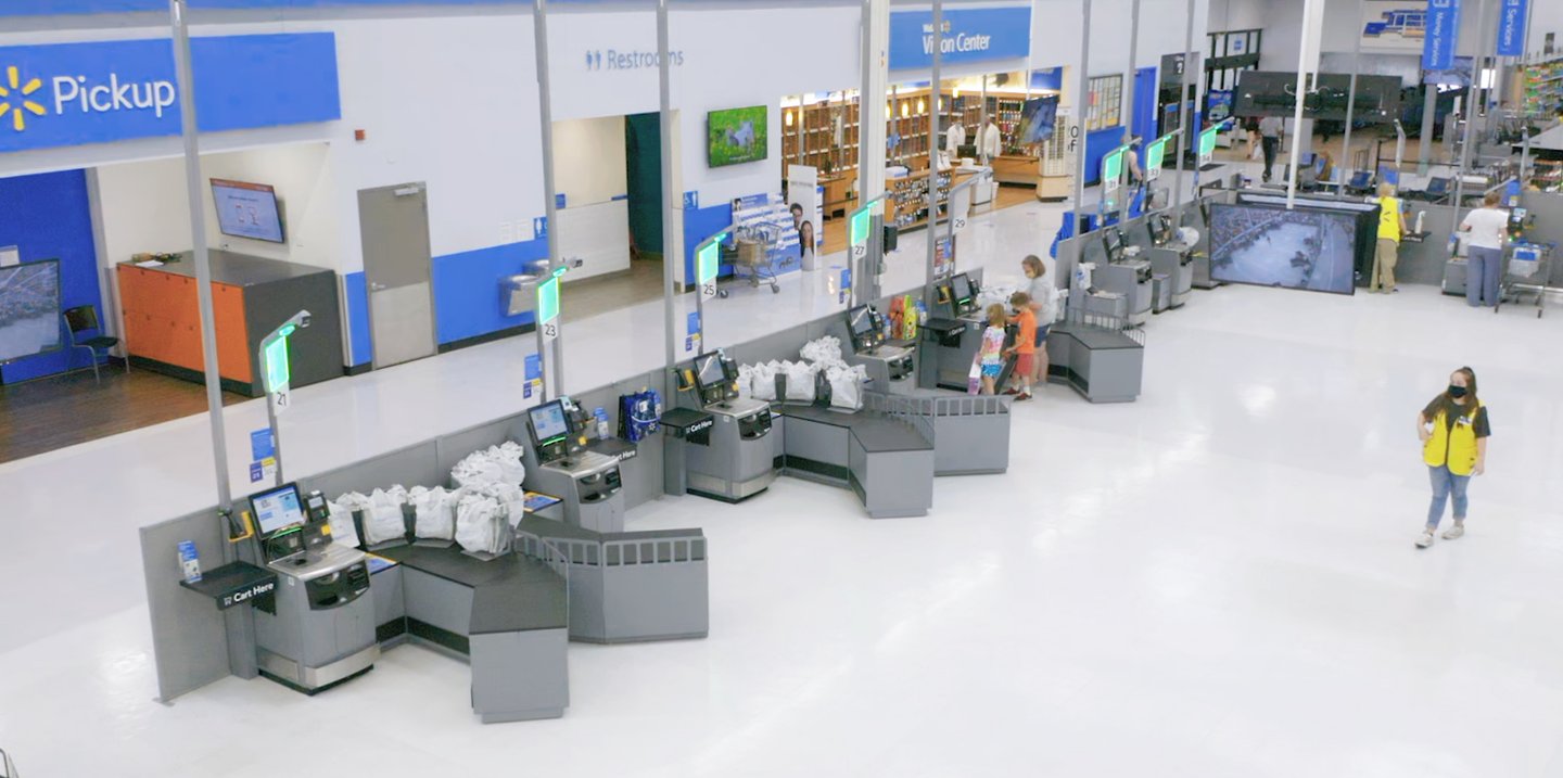 Walmart Checkout Zones