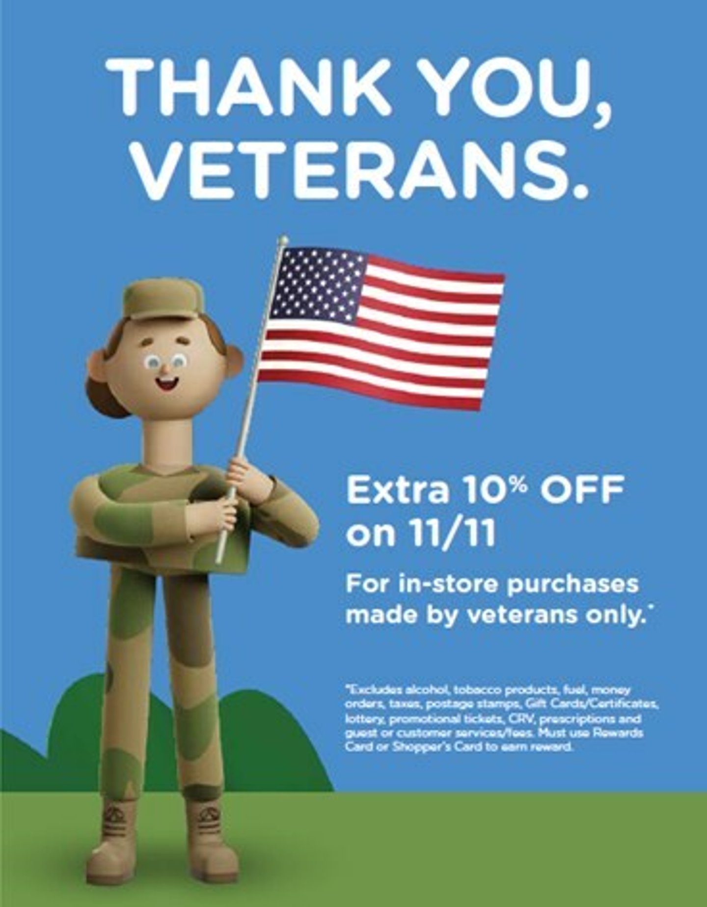 Kroger Veterans Day