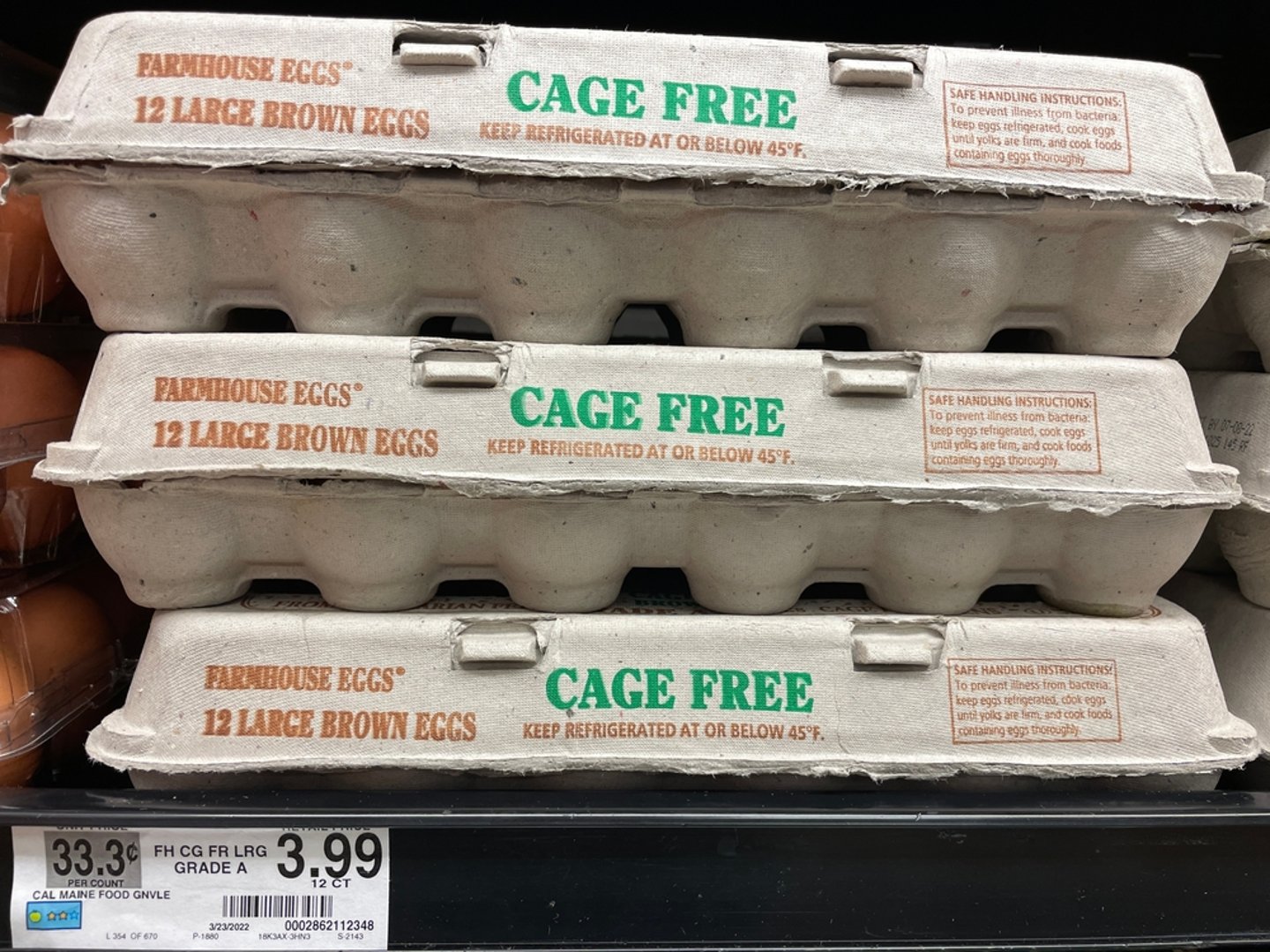 Cage free eggs