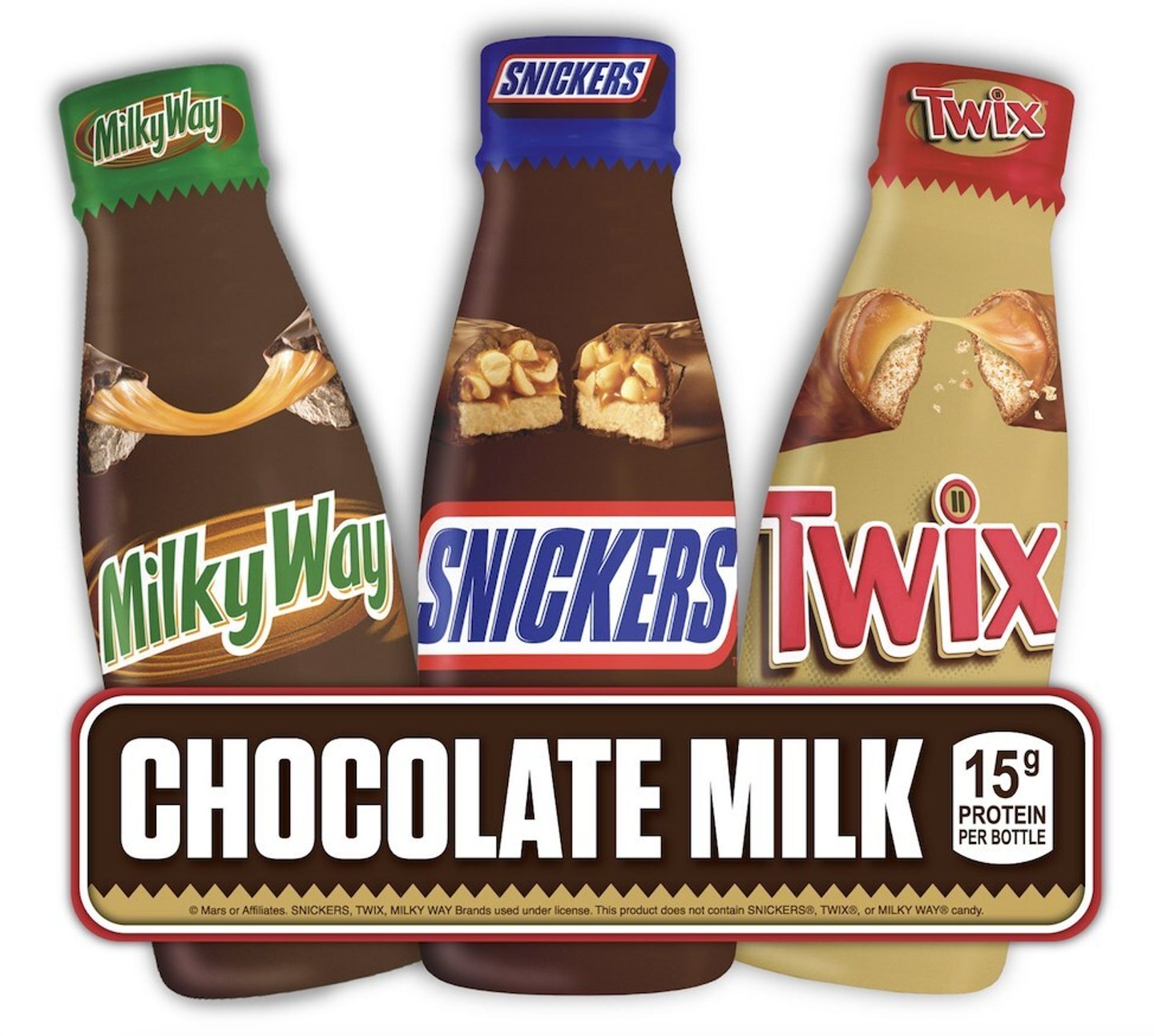 Fire Brands Mars Snickers, Twix Milky Way Chocolate Milks Main Image 