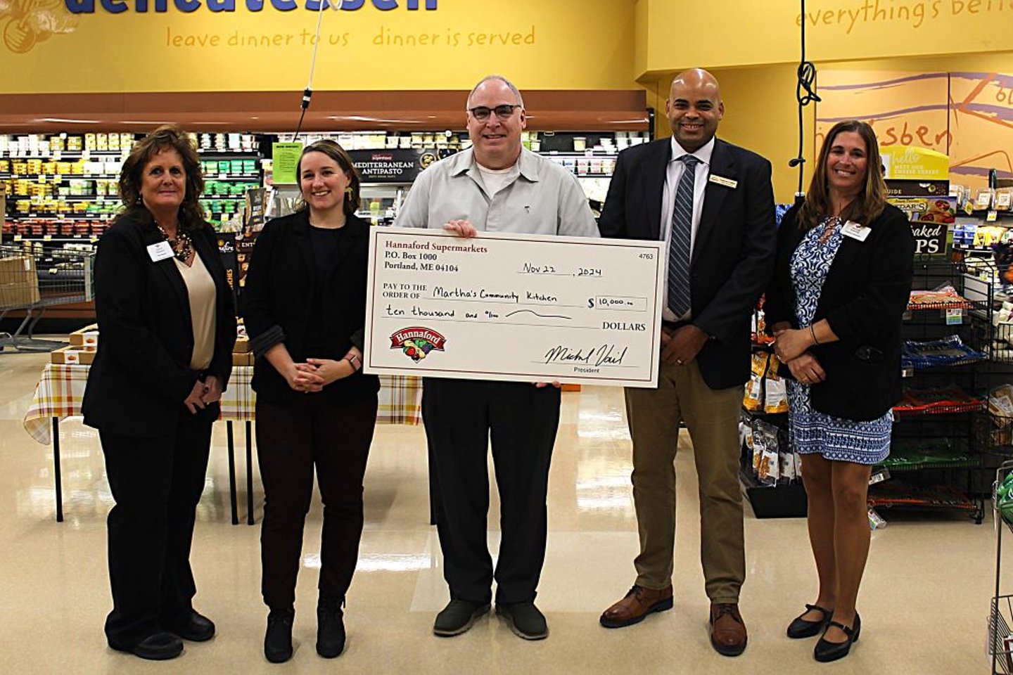 Hannaford Donation