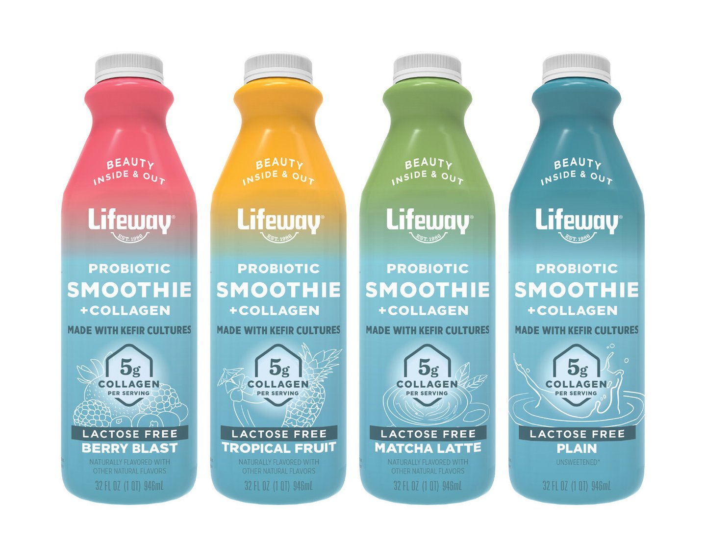 Lifeway Probiotic Smoothie + Collagen Main Image