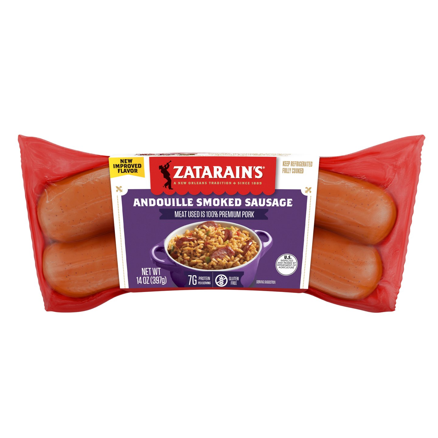 Zatarain's Andouille Smoked Sausage Main Image