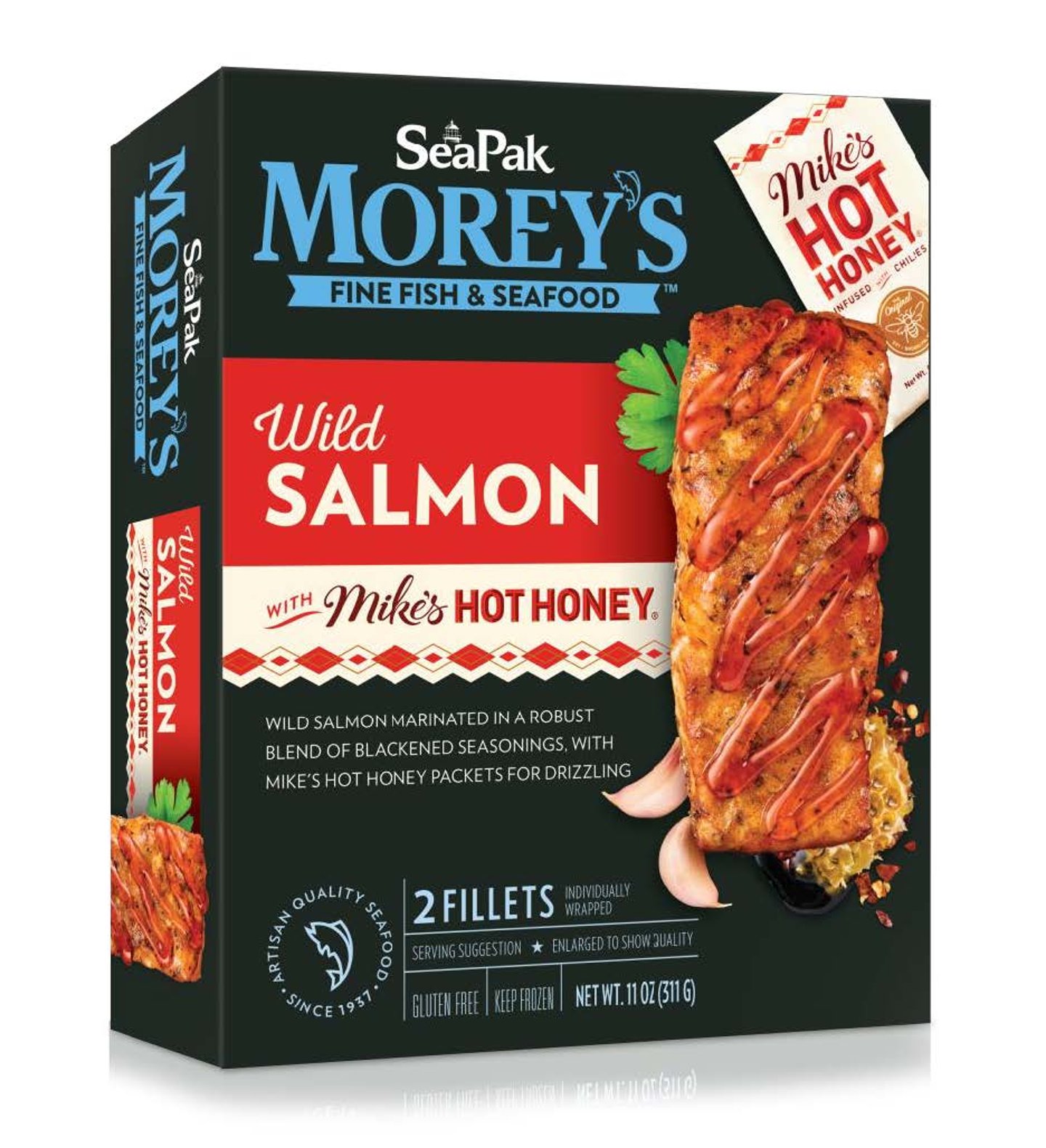 Morey’s Wild Salmon with Mike’s Hot Honey Main Image