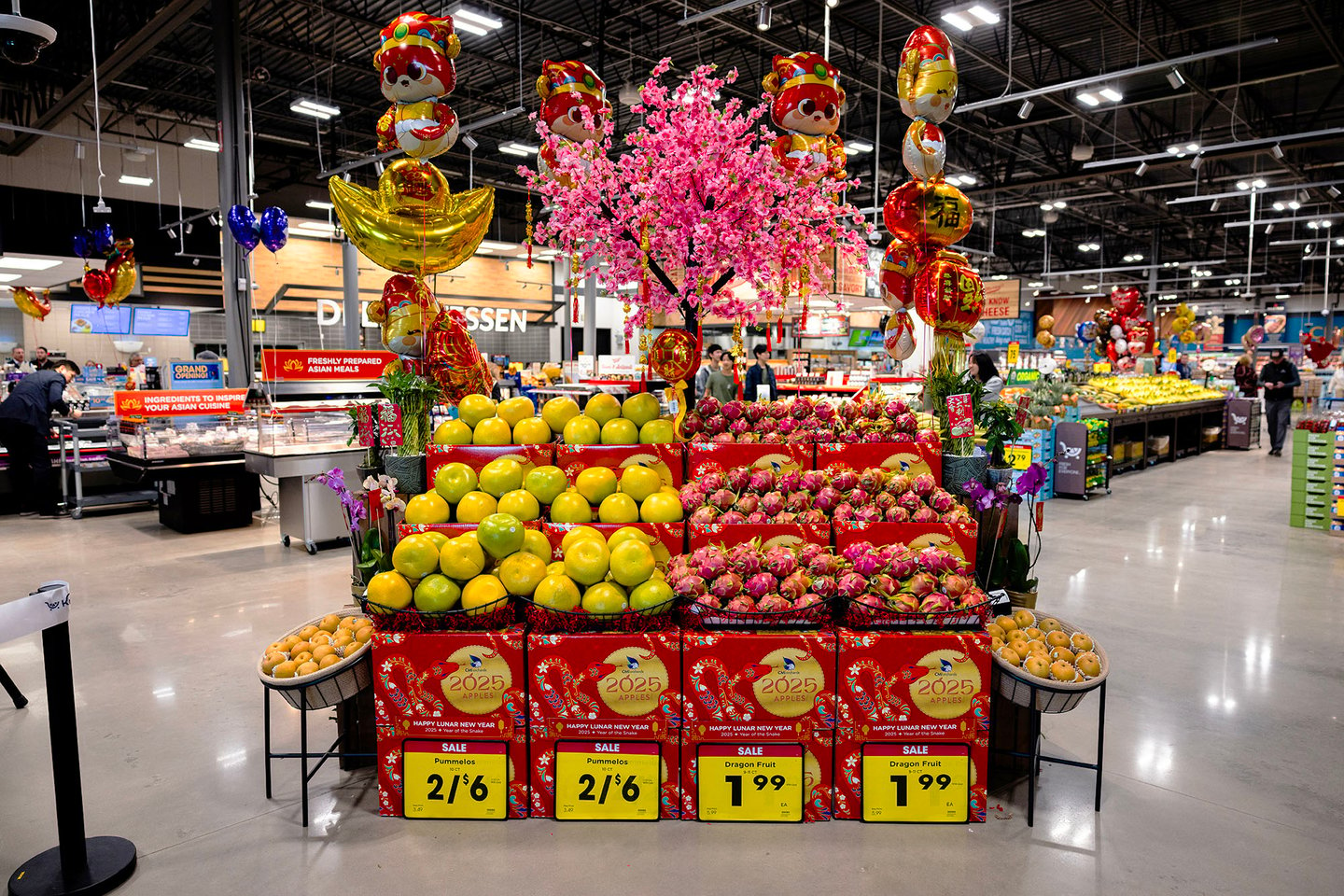 Kroger Marketplace Plano Texas Grand Opening Asian Produce Carousel