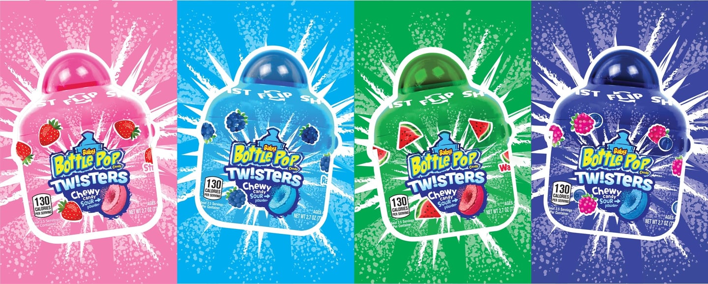 Bazooka Brands Baby Bottle Top Twisters Main Image