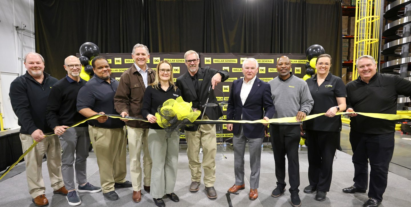 Dollar General distribution center ribbon cutting