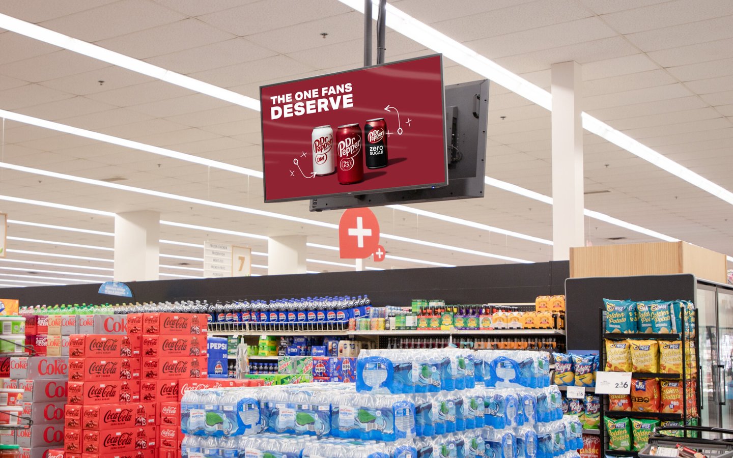 Grocery TV at Giant Eagle