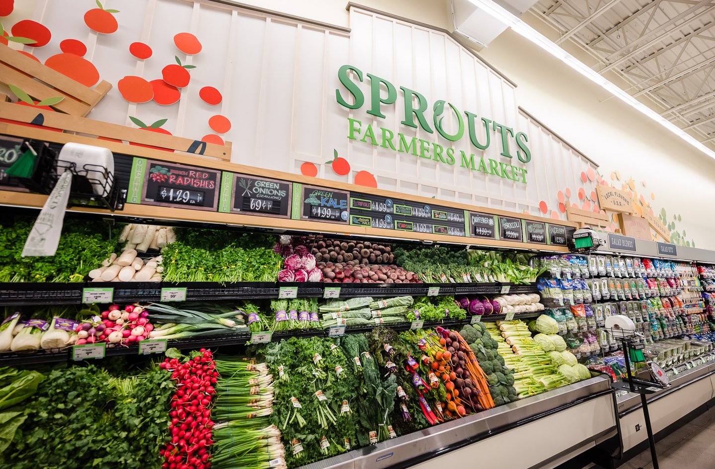 Sprouts produce section