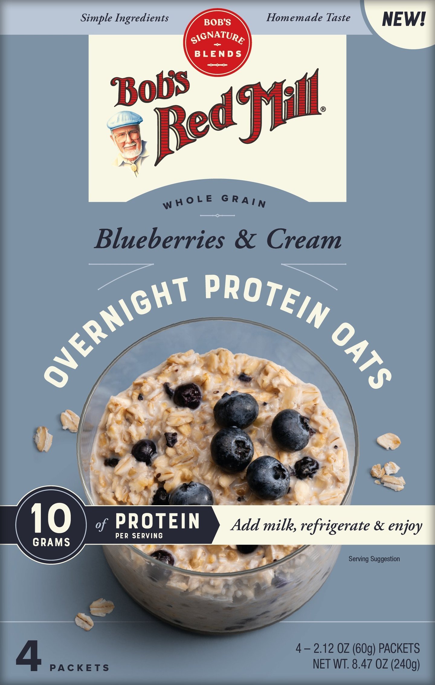 Bob's Red Mill Overnight Protein Oats Main Image