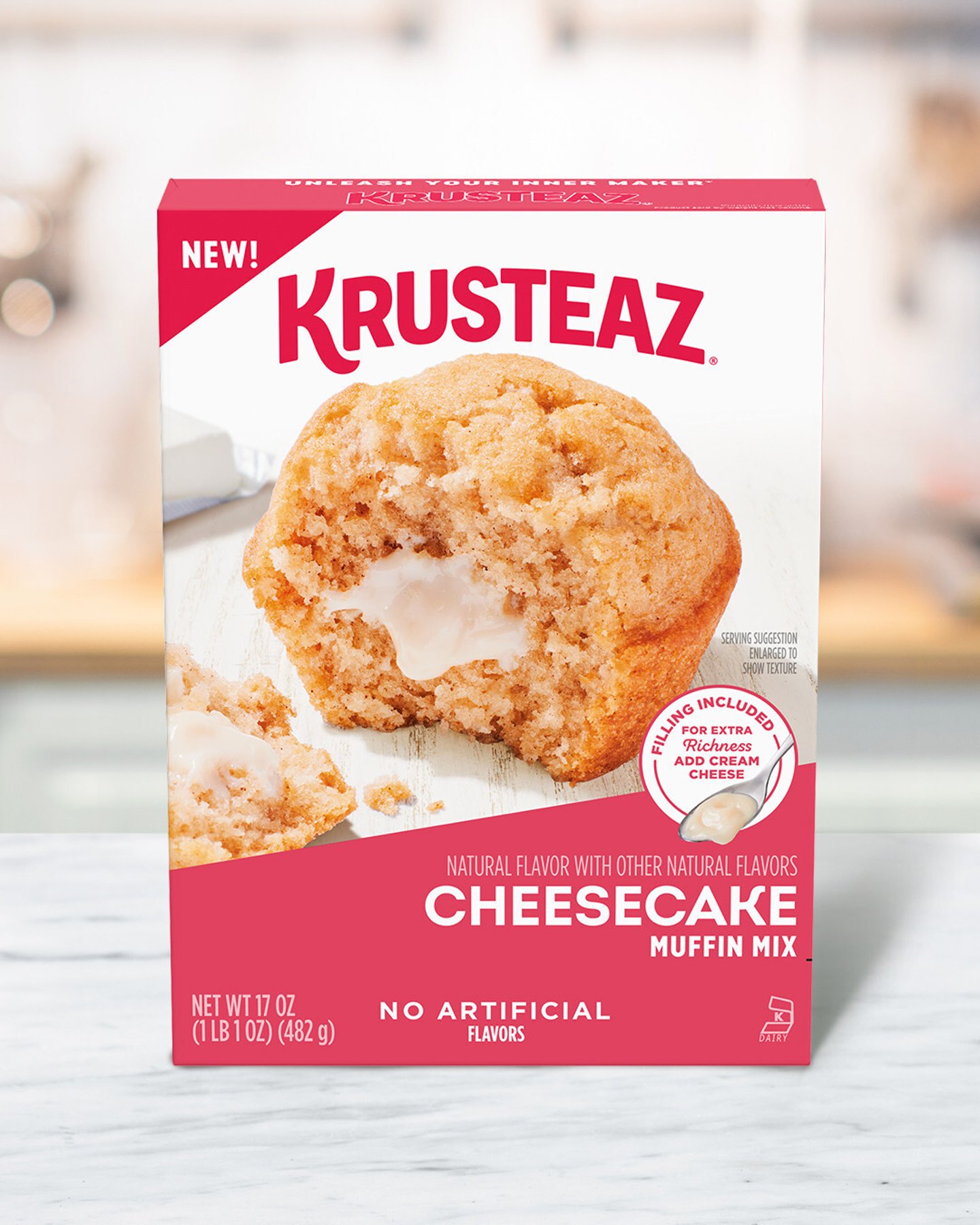 Krusteaz Cheesecake Muffin Mix Main Image