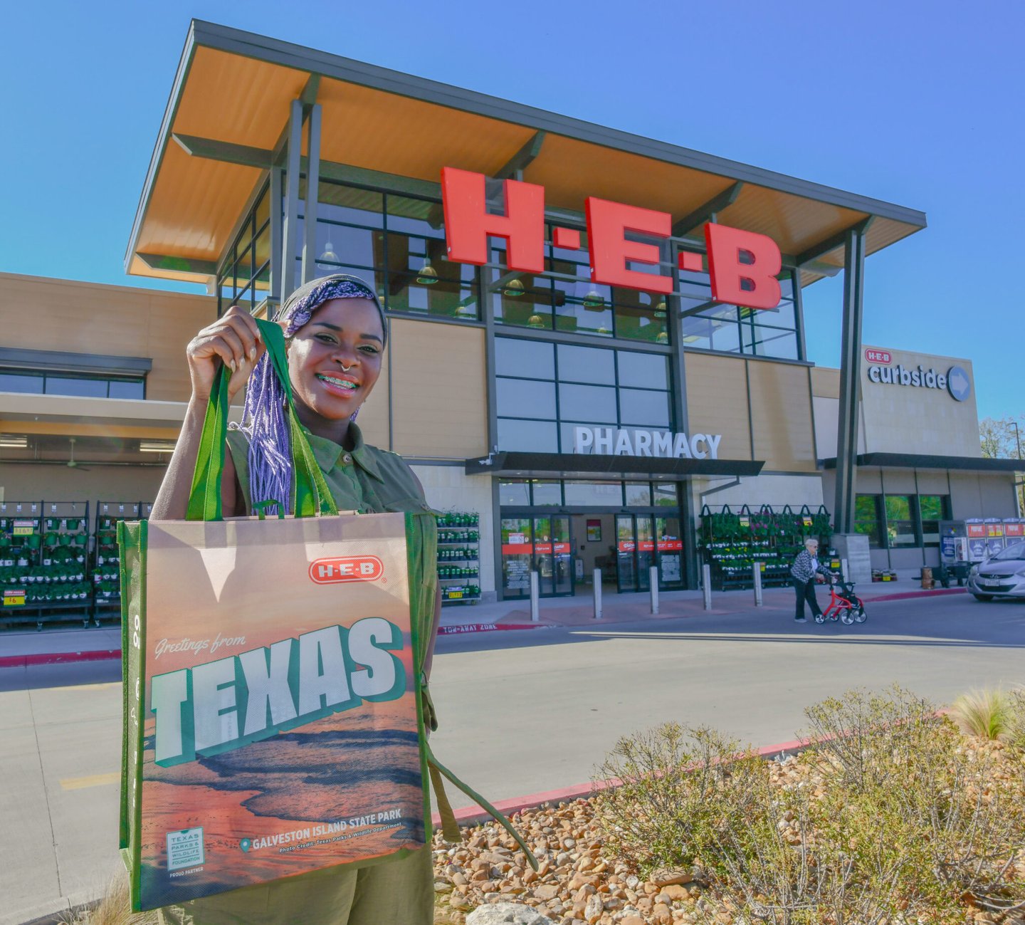 H-E-B bag