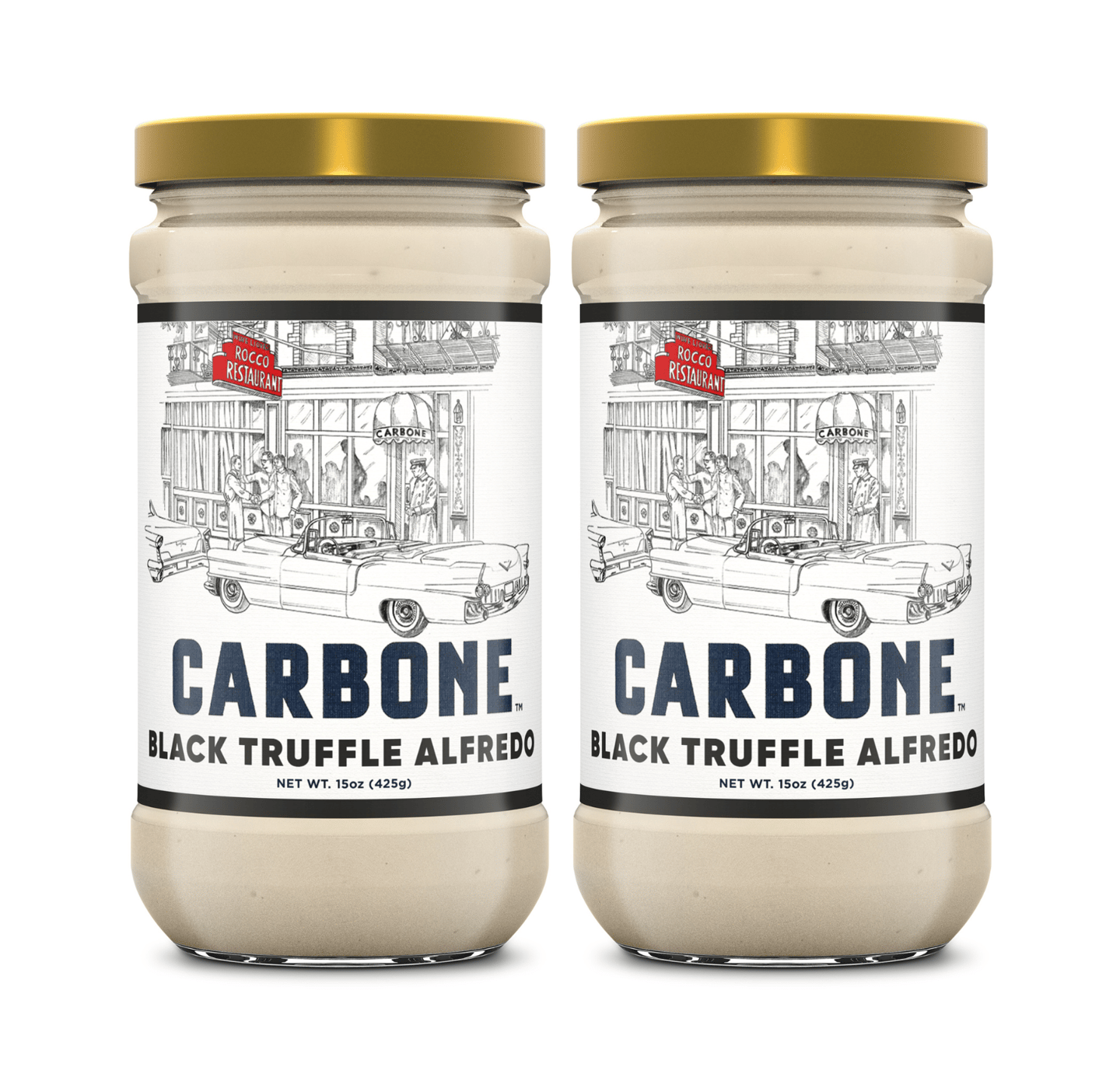 Carbone Black Truffle Alfredo and Mediterranean Marinara Sauces