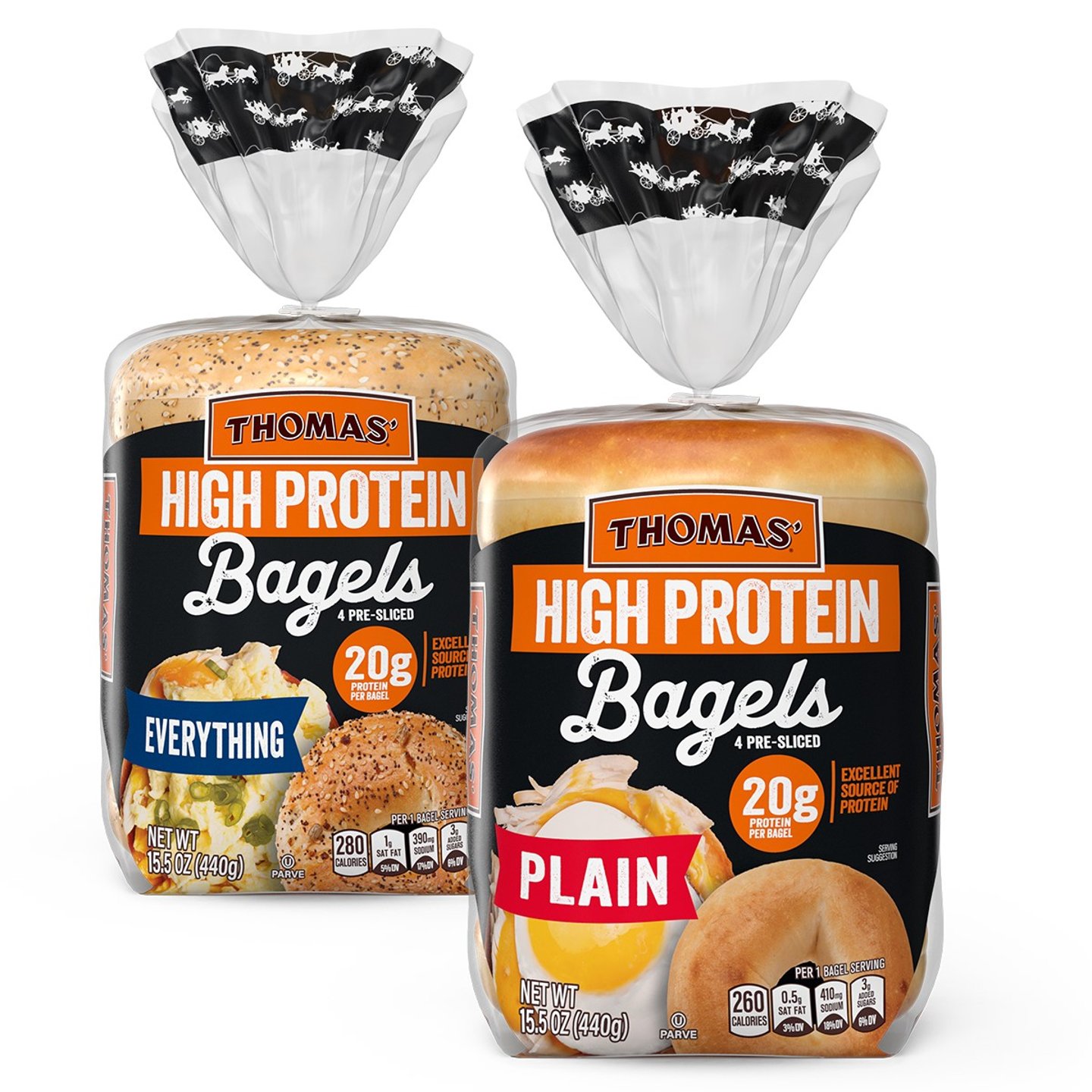 Thomas' High Protein Bagels Main Image
