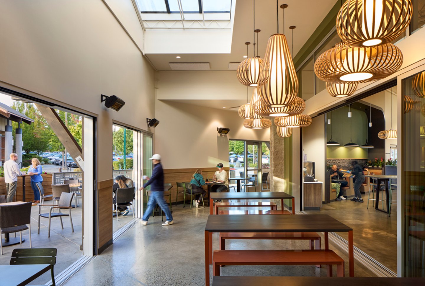 Spaces for foodservice options