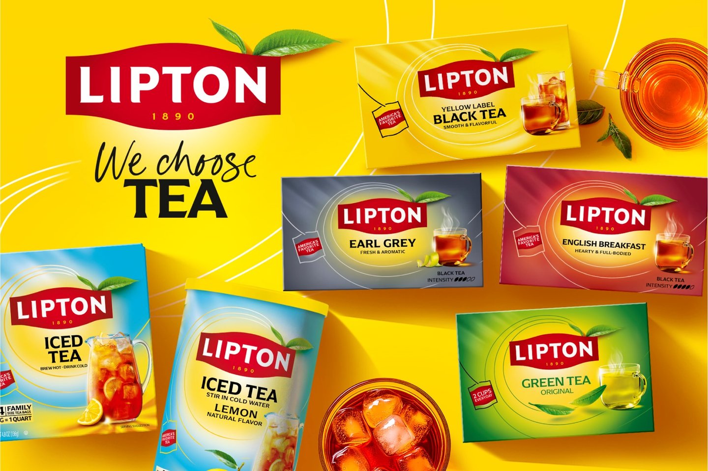 Lipton new teas