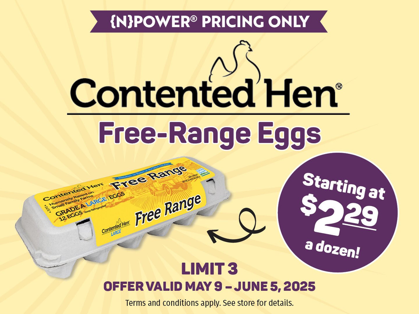 Natural Grocers Contented Hen Promotion Main Image