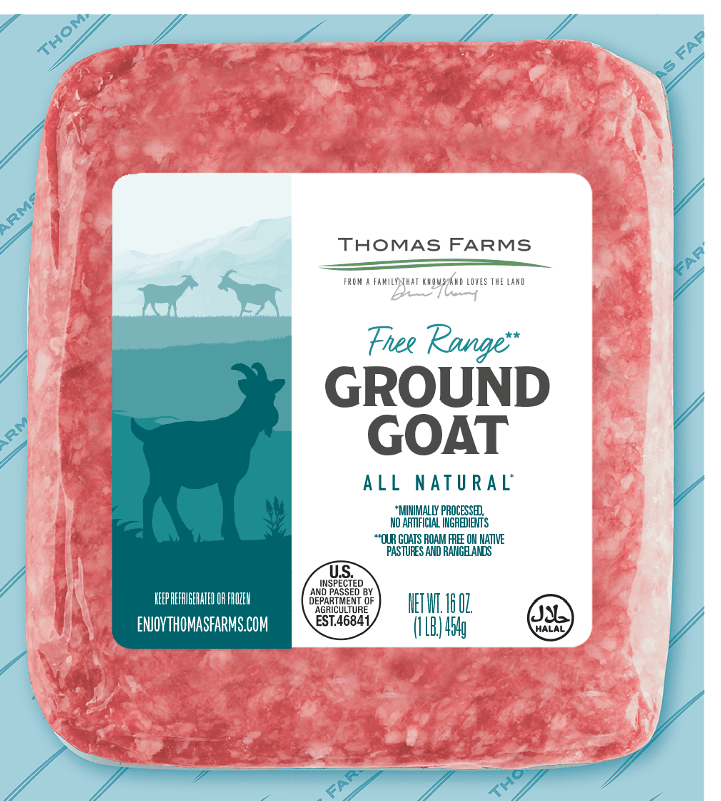 Exotic goat meat