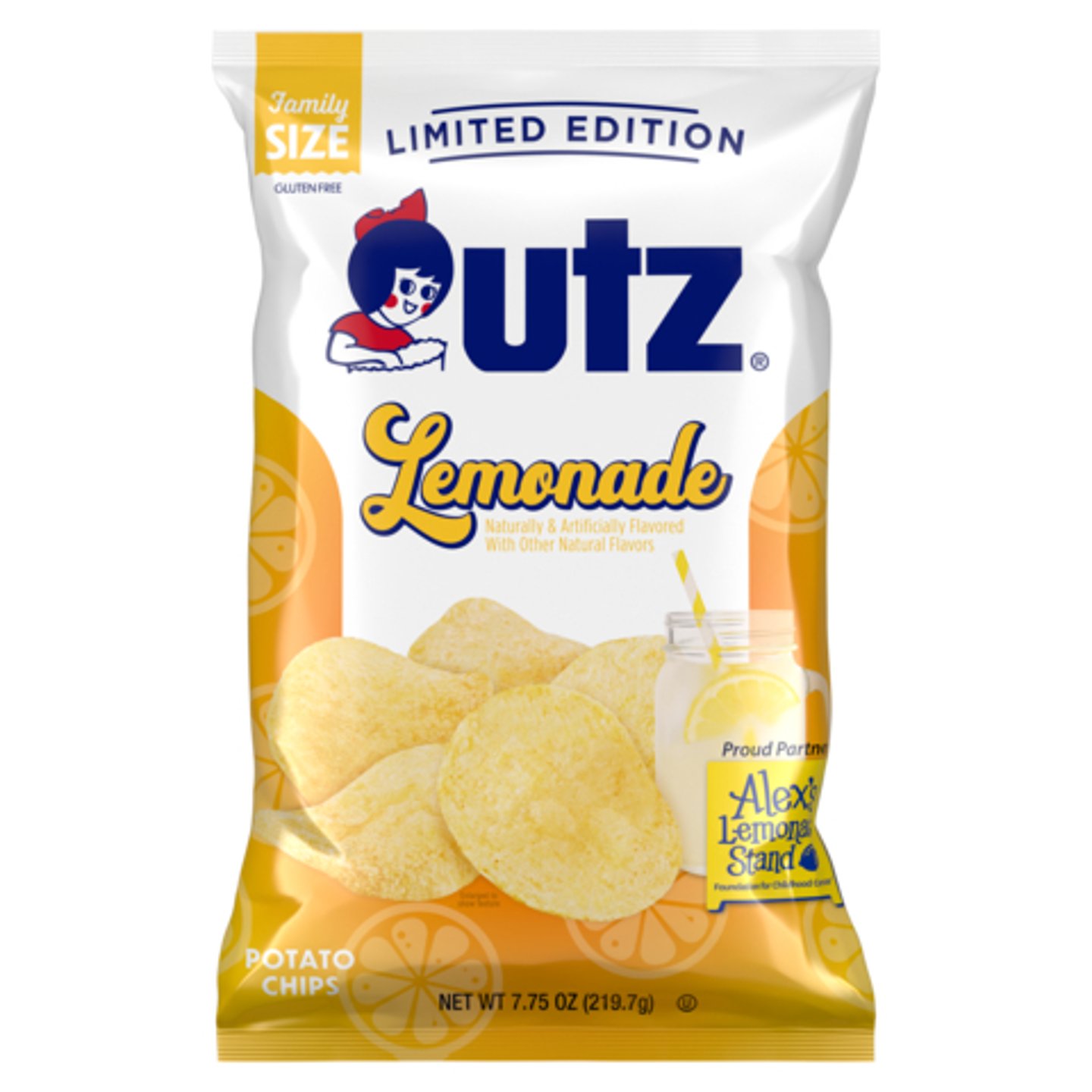 Utz’s limited-edition Lemonade Potato Chips