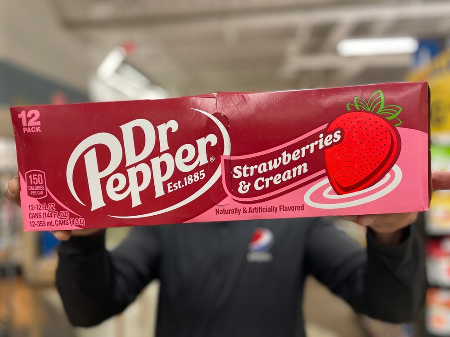 Dr P strawberries cream