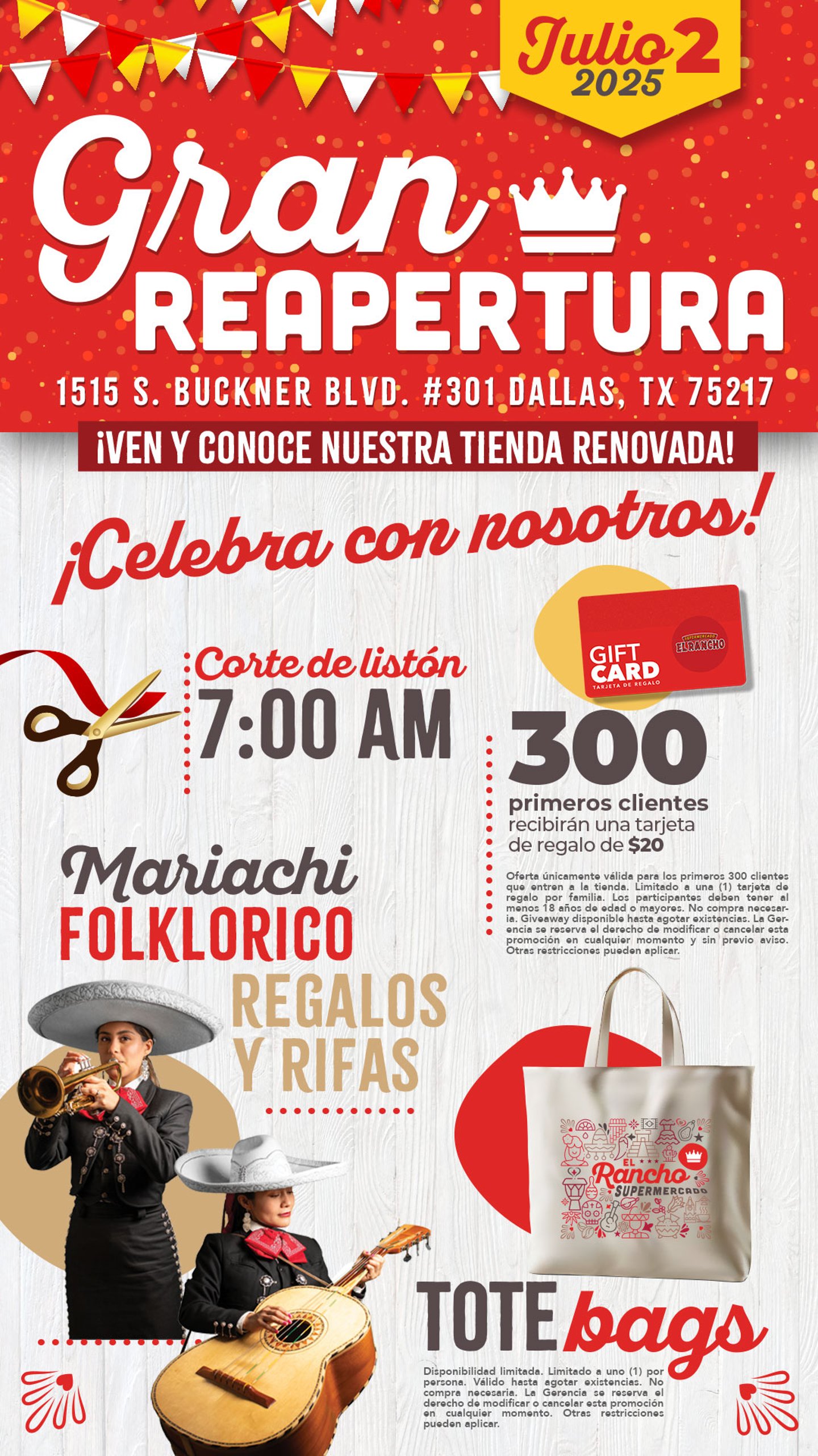 El Rancho Grand Reopening Dallas Main Image