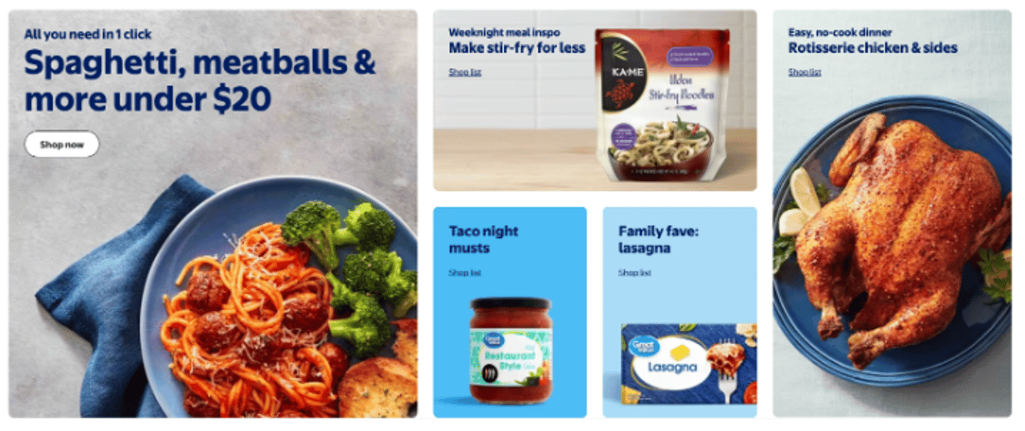 Walmart Dinner Tonight