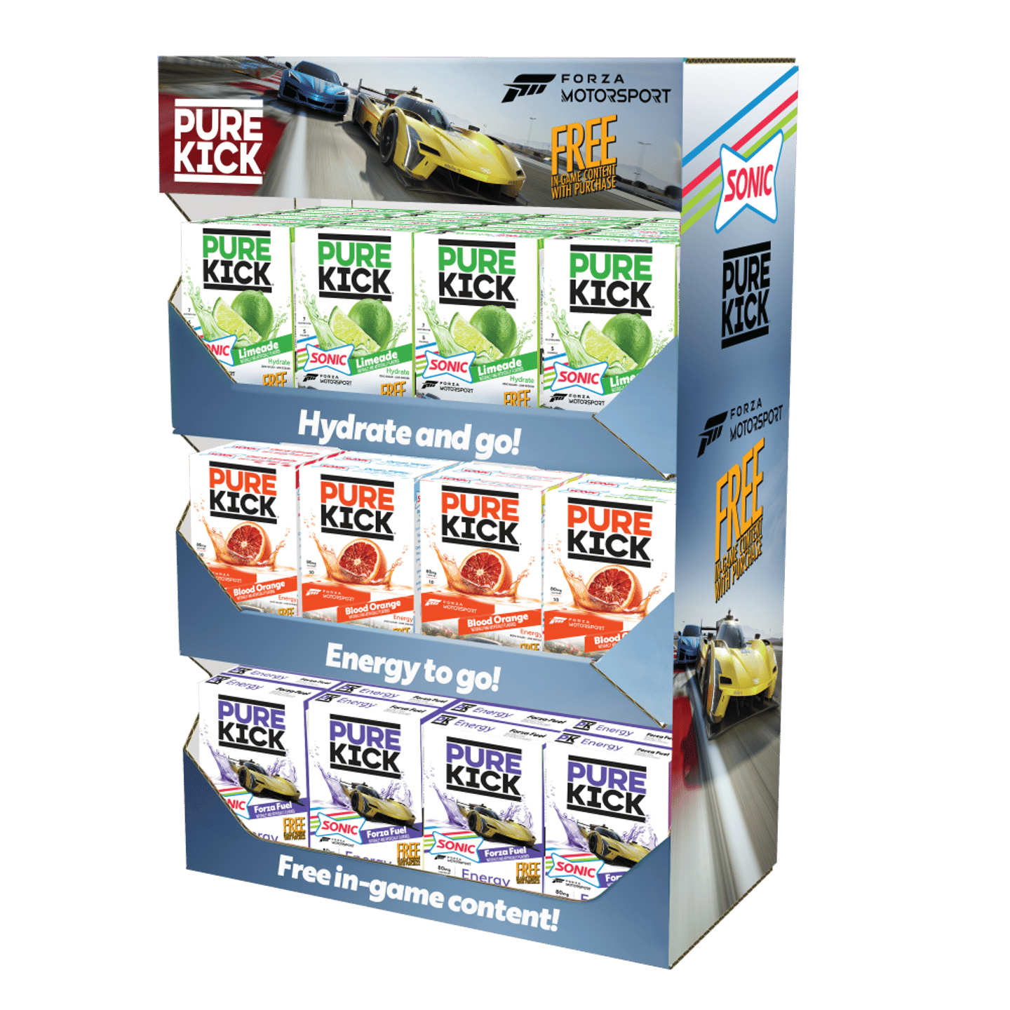 Jel Sert’s Pure Kick Forza displays 