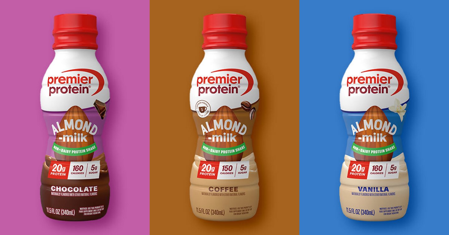 Pemier Protein Almondmilk Protein Shakes Main Image