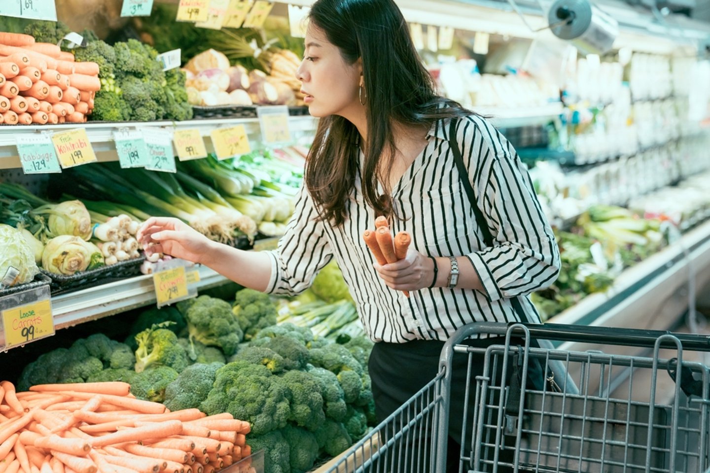 shopping for produce