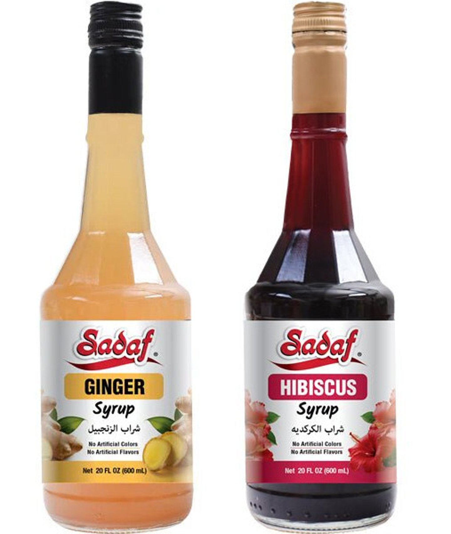 Sadaf Ginger and Hibiscus Syrups Main Image