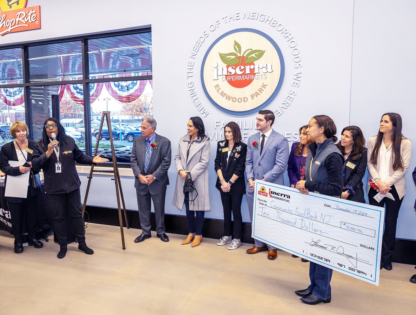 ShopRite of Elmwood Park Check Presentation Carousel