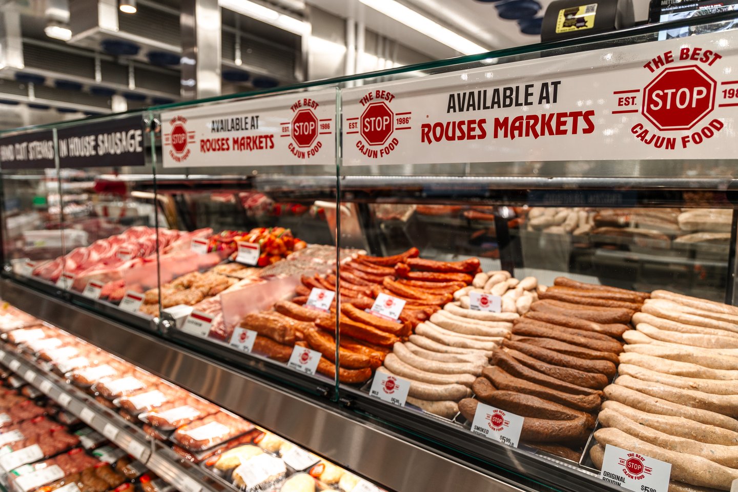 Rouses Store 84 Lafayette Cajun Sausage Carousel