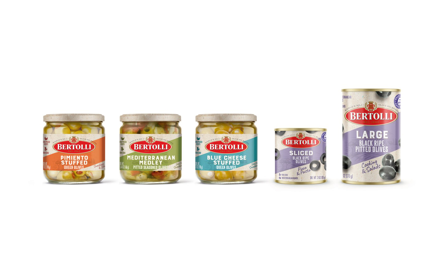 Bertolli Table Olives Range Main Image