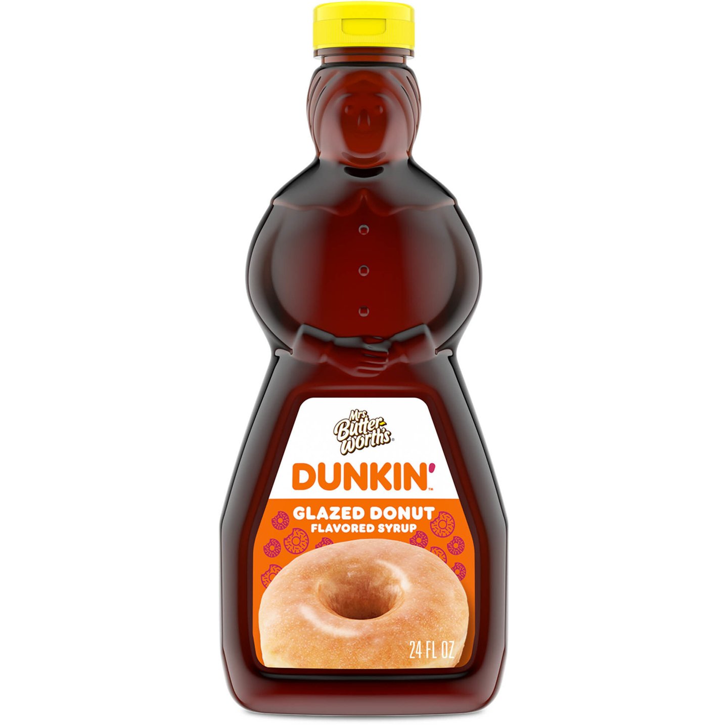 Mrs. Butterworth's Dunkin' Glazed Donut Flavored Pancake Syrup Main Image