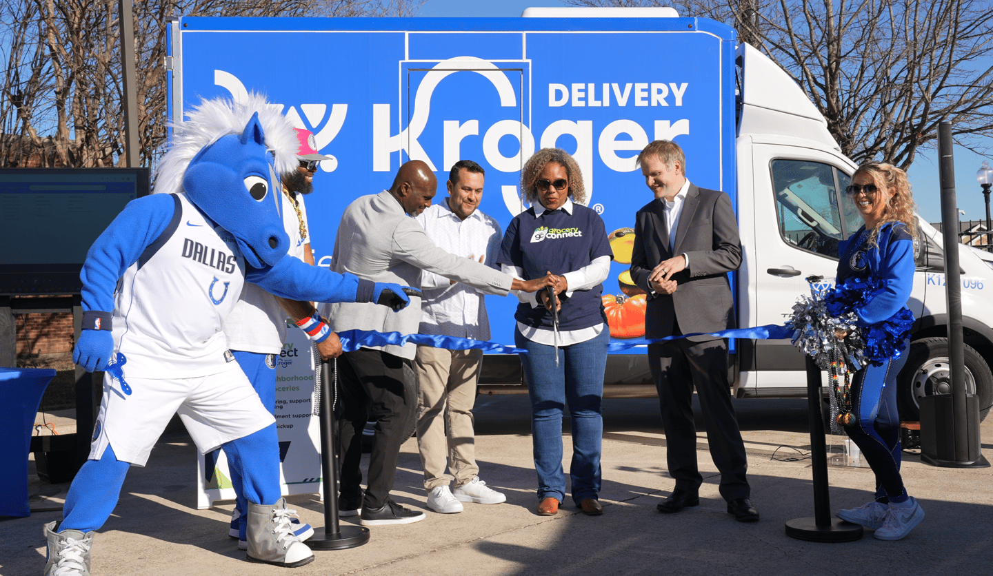 Grocery Connect Ribbon Cutting Kroger Delivery Main Image