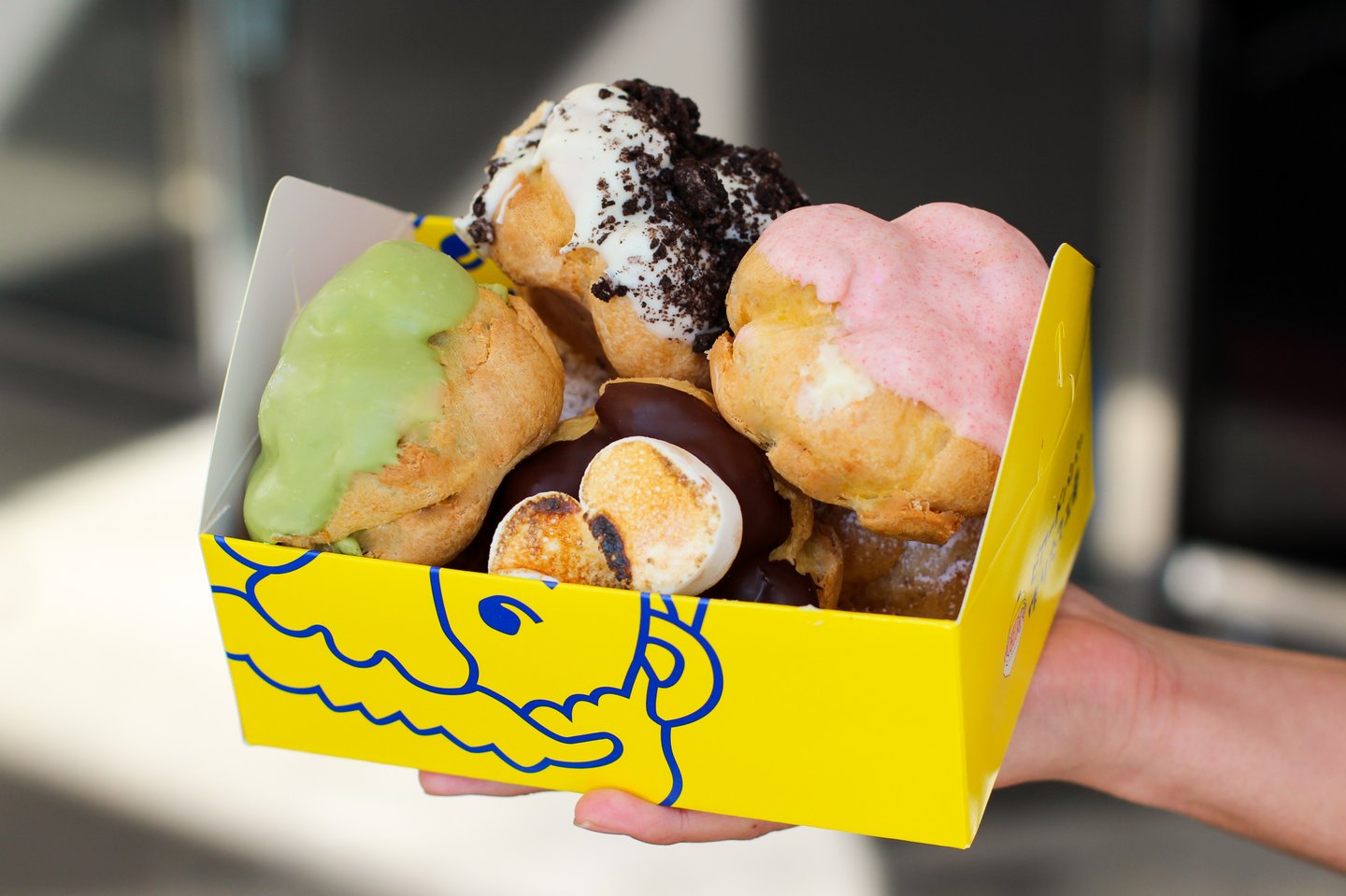 Beard Papa's cream puffs