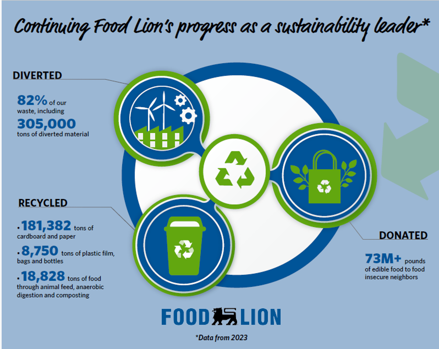 Food Lion recycling 2023