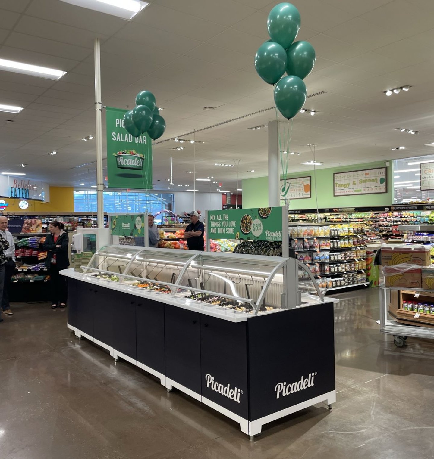 High-tech salad bar at weis