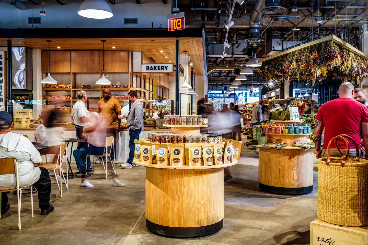 Pullman Market Interior With Seating Photo credit: Robert Lerma